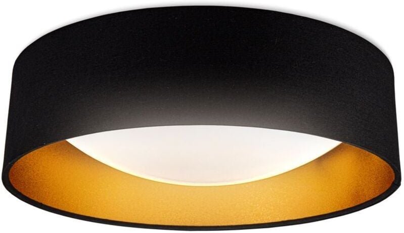 Thumbnail - B.k.licht - Deckenlampe Ø40 cm - 18W, 2200lm, led, neutralweiß, schwarz-gold