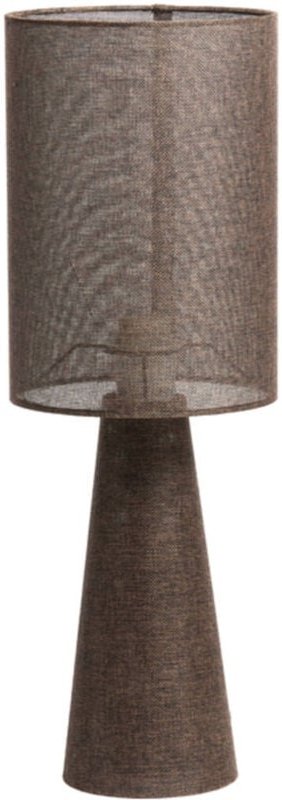 Tischlampe - Micky - braun - textil - stehlampe - Light&living