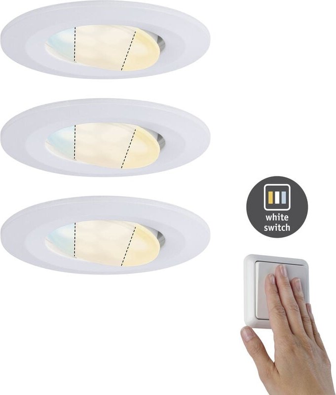 Paulmann 92999 HomeSpa Set Calla LED-Einbauleuchte LED 15 W Weiß