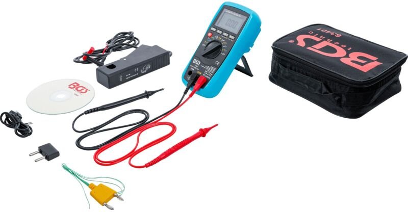 BGS KFZ-Digital-Multimeter mit USB-Schnittstelle - 63401