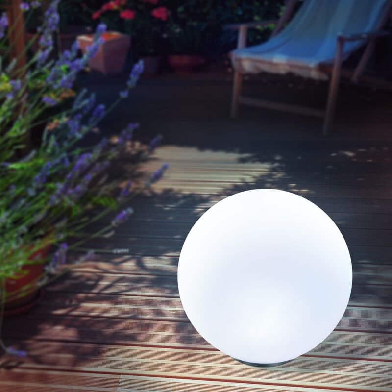 Esotec - Solarkugel für außen ⌀=30cm multicolor 7 Farben 6500K wetterfest 102610