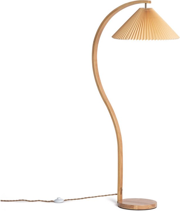 Stehlampe Holz Luanda Orange