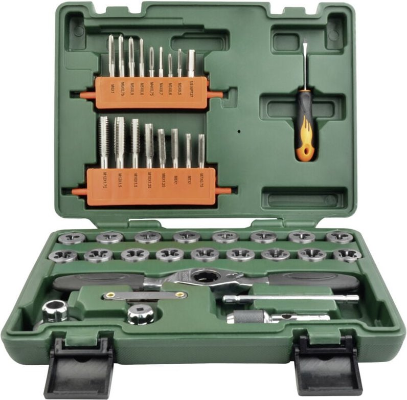 Thumbnail - Brüder Mannesmann M53230 Gewindeeinsatz 40teilig M3, M4, M5, M6, M7, M8, M10, M12