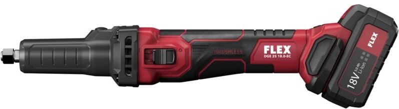 Flex - Akku Geradschleifer dge 25 18.0-EC c ohne Akku und Ladegerät