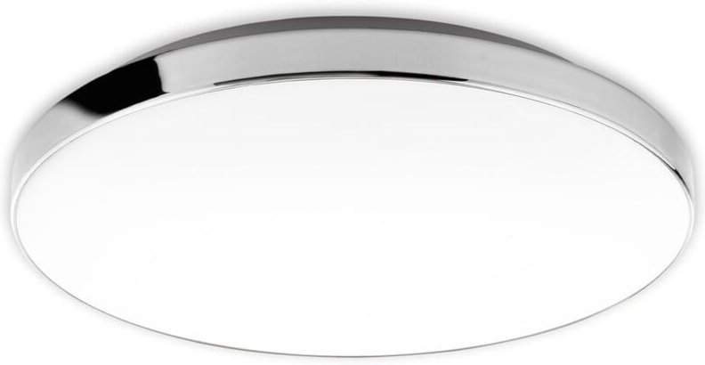 Briloner - Badezimmerleuchte Badlampe IP44 4000K Ø35,5cm 1700lm 18W weiß-chrom