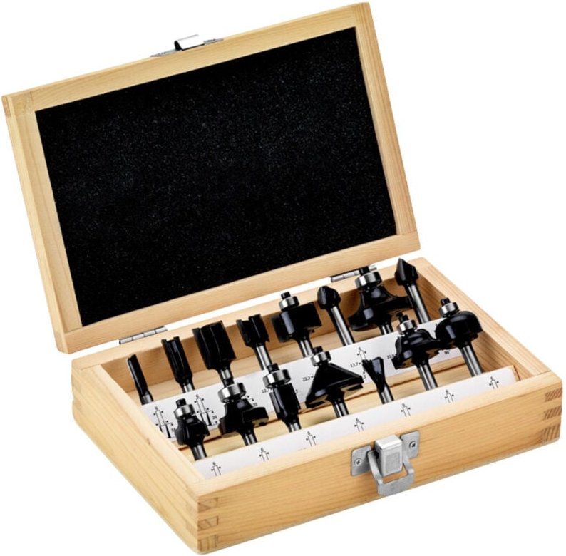 Fräsersortiment sp 6mm (15 Stk.) Metabo 635260000