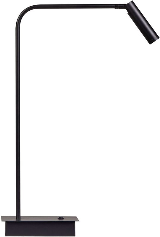 Led Schreibtischlampe Metall Schwarz mit Sockel Verstellbarer Schirm Büroleuchte Arbeitszimmer Modern