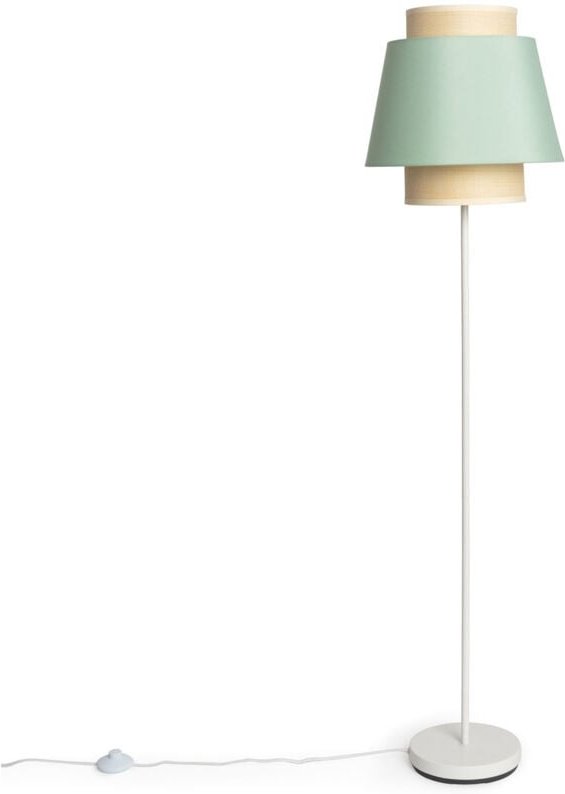 Efectoled - Stehlampe aus Stoff Chulu Grün