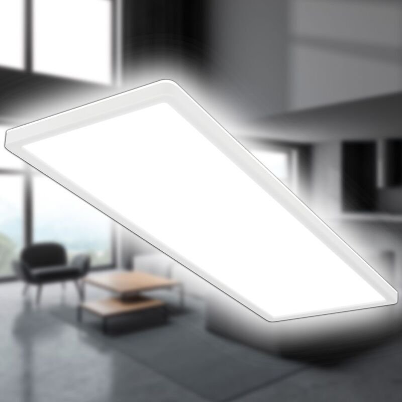 Briloner - Deckenlampe led Panel Ultra Flach Backlighteffekt Weiß