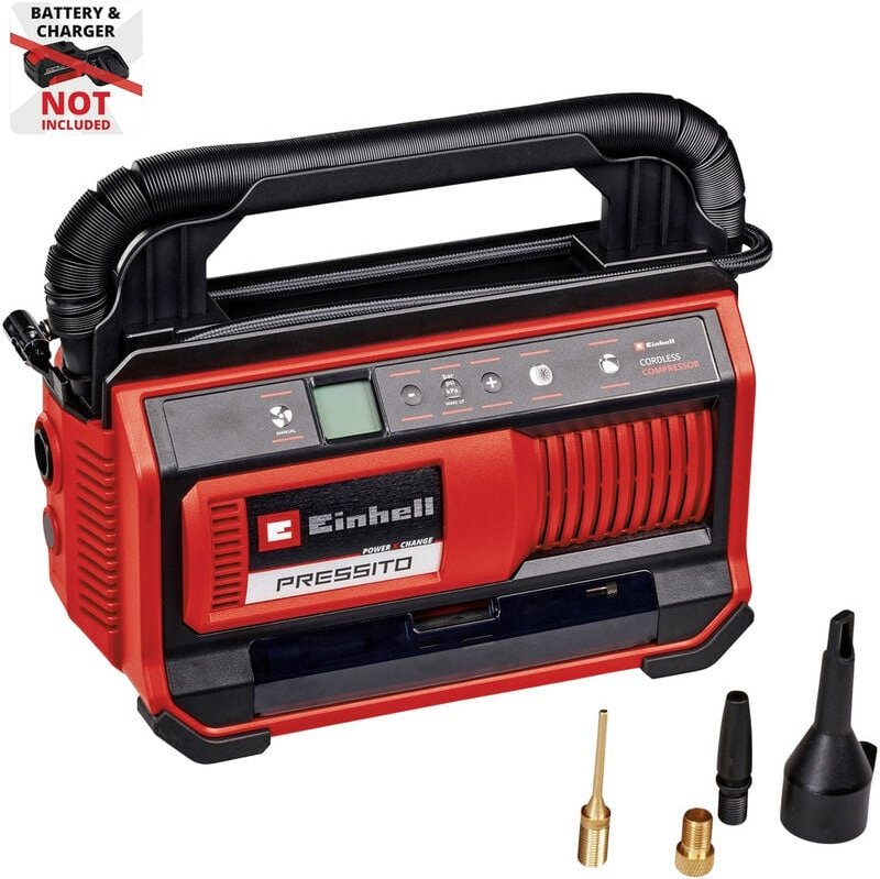 Einhell - Akku-Kompressor Pressito 18/25 Solo 18 v Akku Kompressor