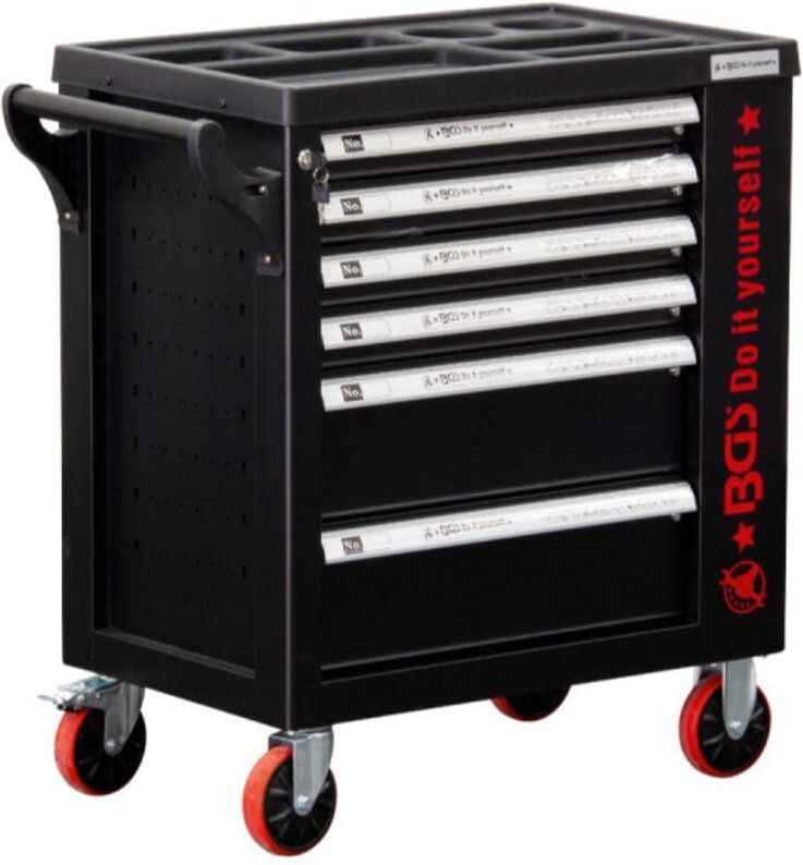 Bgs Technic - Werkstattwagen 6 Schubladen 1 Seitentür leer