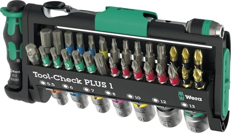 Thumbnail - Wera - Tool-Check plus 1, 39-teilig superkompakt Werkzeugset Hand/MaschinenEinsatz