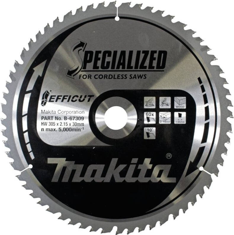 Efficut Sägeblatt 305x30x60Z - Makita
