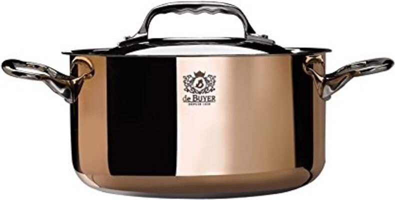 De Buyer GEMUSETOPF,KUPFER/EDELSTAHL+DECKEL PRIM