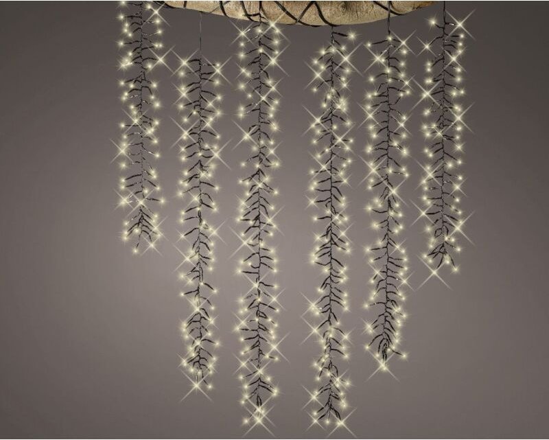 Kaemingk - led Kaskaden Weihnachtsbeleuchtung mit 480 Lichter 200 cm Weihnachtslichterketten