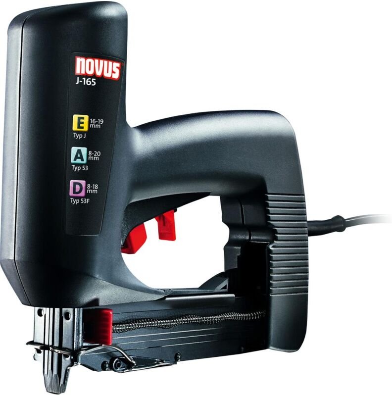 Elektrotacker j -165 ead Klammern 8-18mm Nägel 16-18mm Tacker Nagler - Novus