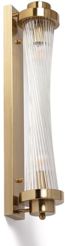 Wandleuchte aus Metall und Glas Marsen Gold