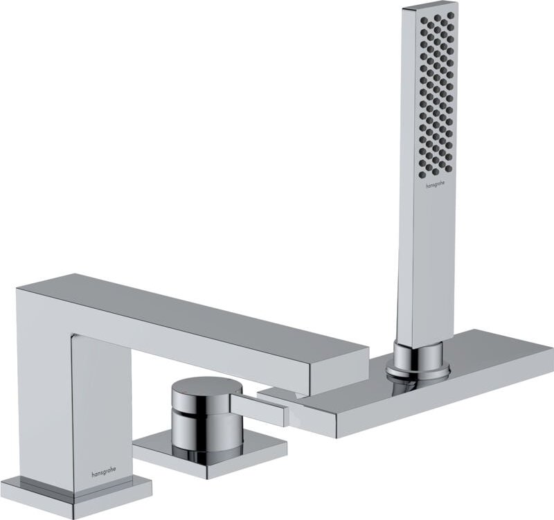 Tecturis e - Badewannenarmatur für Wannenrand, 3-Loch-Montage, sBox, Chrom 73443000 - Hansgrohe