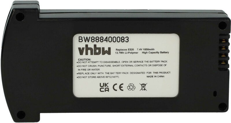 Thumbnail - Vhbw - Akku Ersatz für Eachine 2594368 für Drohne Multicopter Quadrocopter (1850mAh, 7,4V, Li-Polymer)