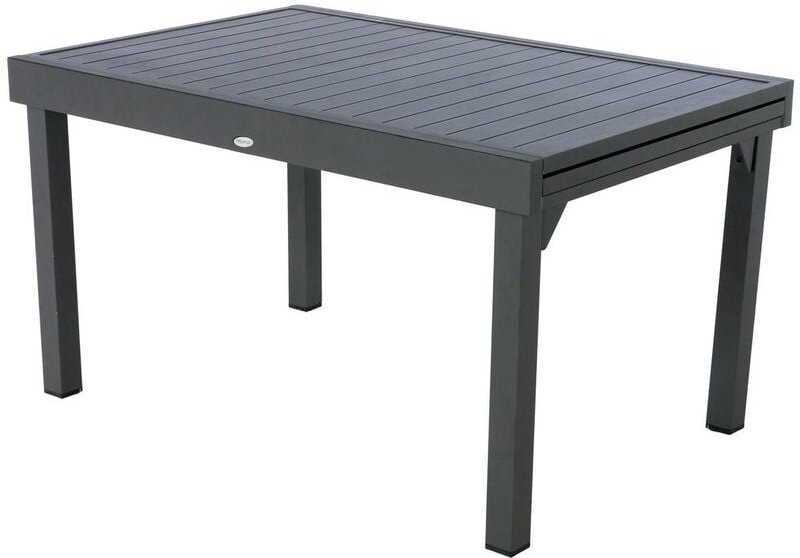 Hesperide - Ausziehbarer Gartentisch Piazza in Graphitgrau - 10 Plätze - Hespéride