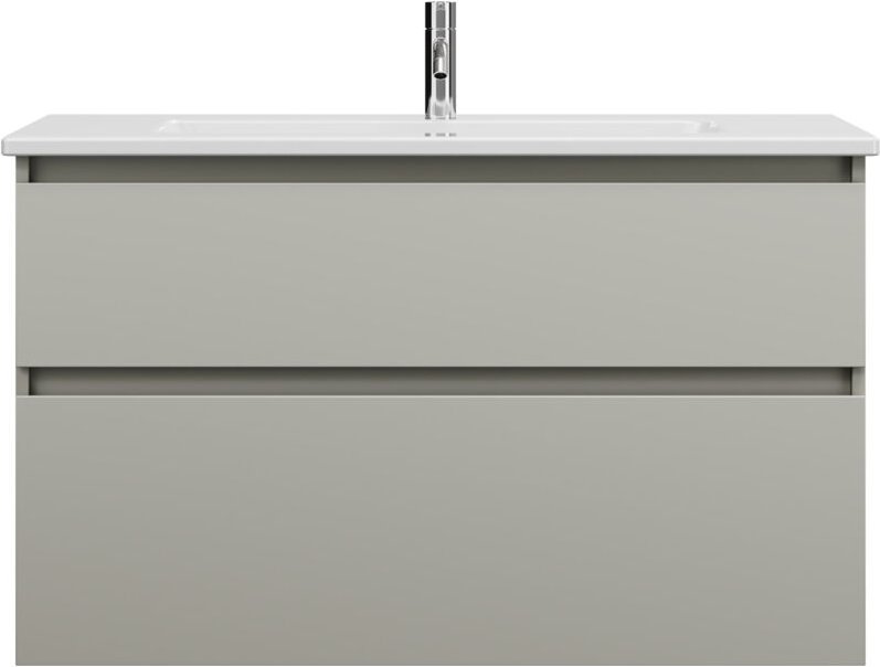 Lin20 Keramik-Waschtisch Weiß Glänzend inklusive - Burgbad