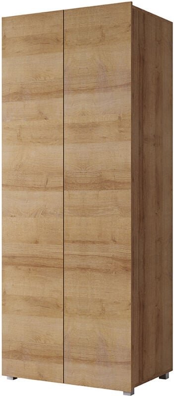 Kleiderschrank Drehtürenschrank in Eiche Gold Nb. CAIRNS-132, b/h/t ca. 80/200/52 cm