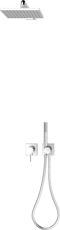 Ixmo Brause-Set 4 Einhebelmischer, 2 Verbraucher mit - Keuco