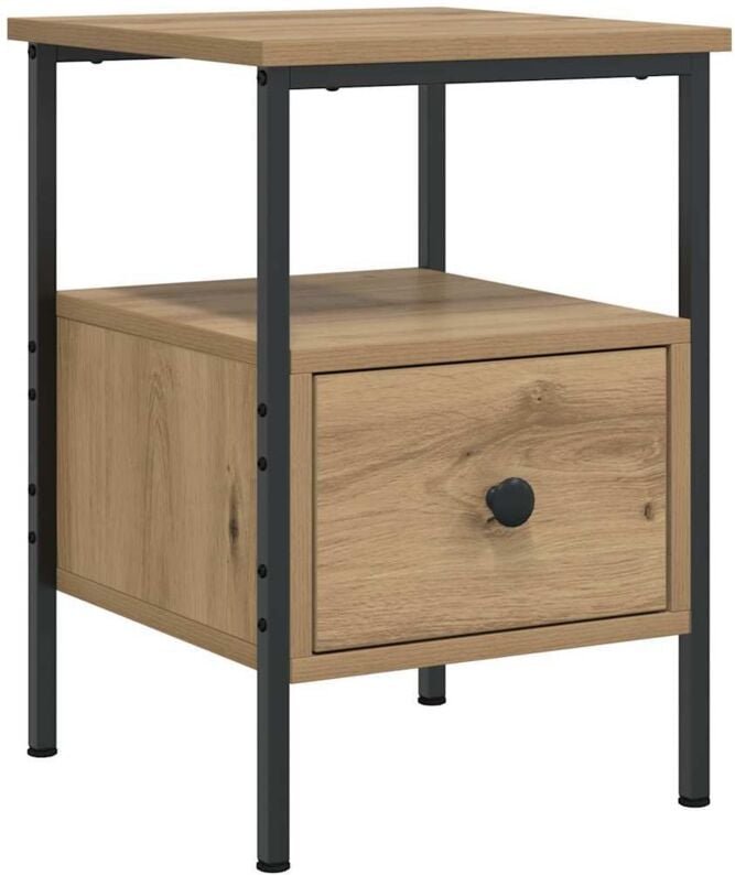 Nachttisch Artisan-Eiche 34x36x50 cm Holzwerkstoff Vidaxl