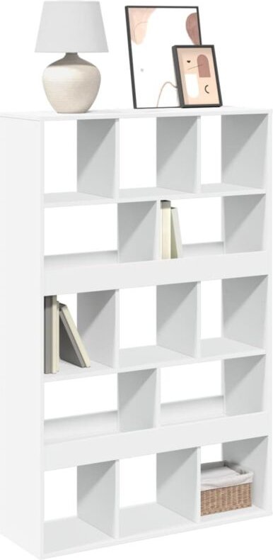 vidaXL Bücherregal Weiß 100x33x156,5 cm Holzwerkstoff