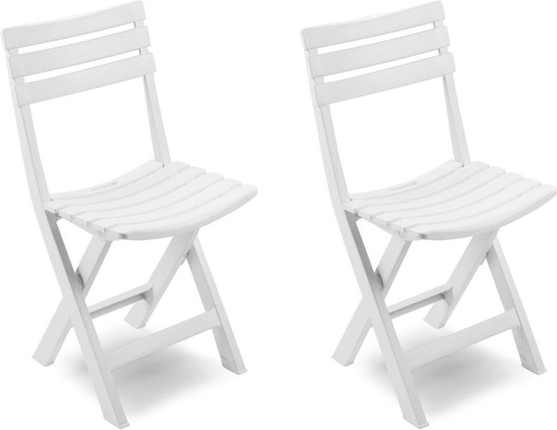 2 Stück Klappstuhl Kunstoff Birki Weiß-DBIR80CBI-2