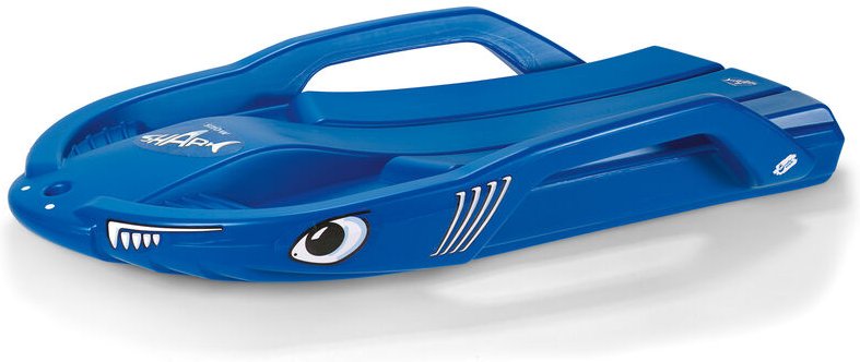 Rolly Toys - Snow-Carving Bob rollySnow Sharke blau, stabiler Sportschlitten, für Kinder ab 3