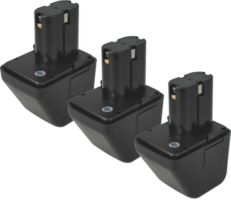 3x Akku kompatibel mit Gesipa Accubird, Firebird, Powerbird Werkzeug, Blindniet-Setzgerät (3000 mAh, NiMH, 12 v) - Vhbw
