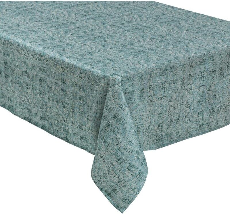 Tischdecke nuance 140x360cm grün und silber - Atmosphera créateur d'intérieur