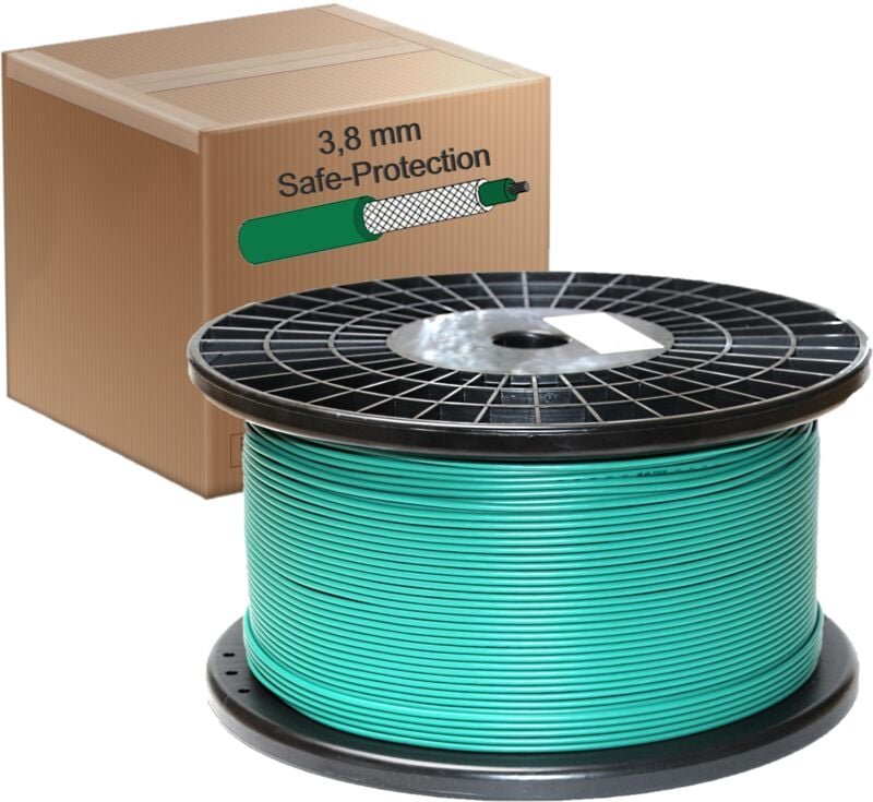 Kress Mission ® kompatibles Sicherheits Kabel + XTREME SAFE-PROTECTION Ummantelung - Mähroboter Begrenzung Schutz Draht ...