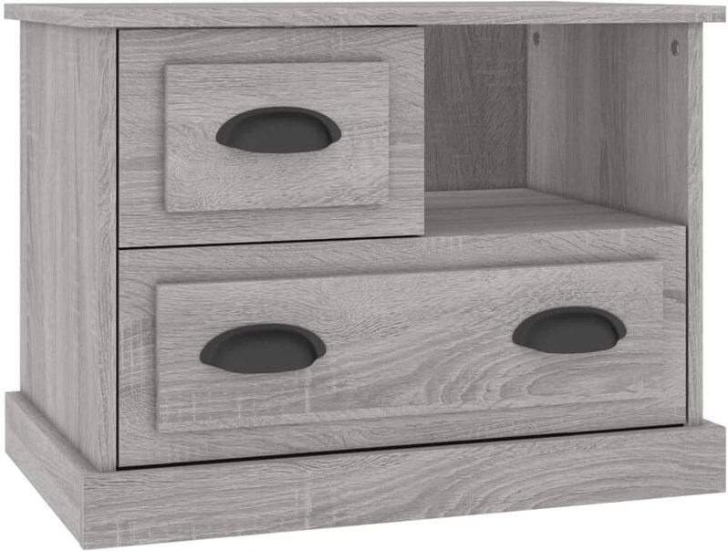 Nachttisch Grau Sonoma 60x39x45 cm Vidaxl