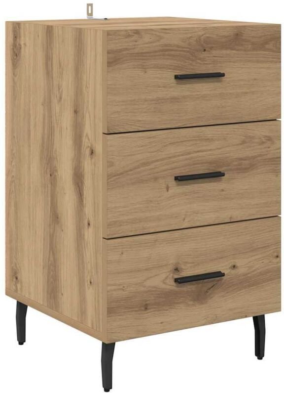 Nachttisch Artisan-Eiche 40 x 40 x 66 cm Holzwerkstoff vidaXL