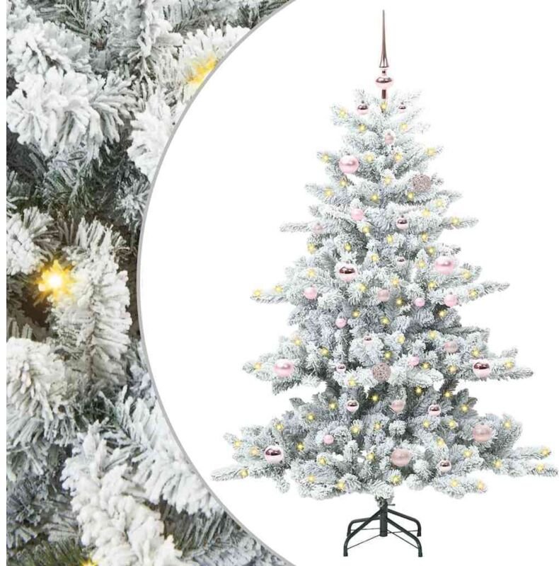 Thumbnail - Künstlicher klappbarer Weihnachtsbaum 150 cm PVC und Stahl vidaXL