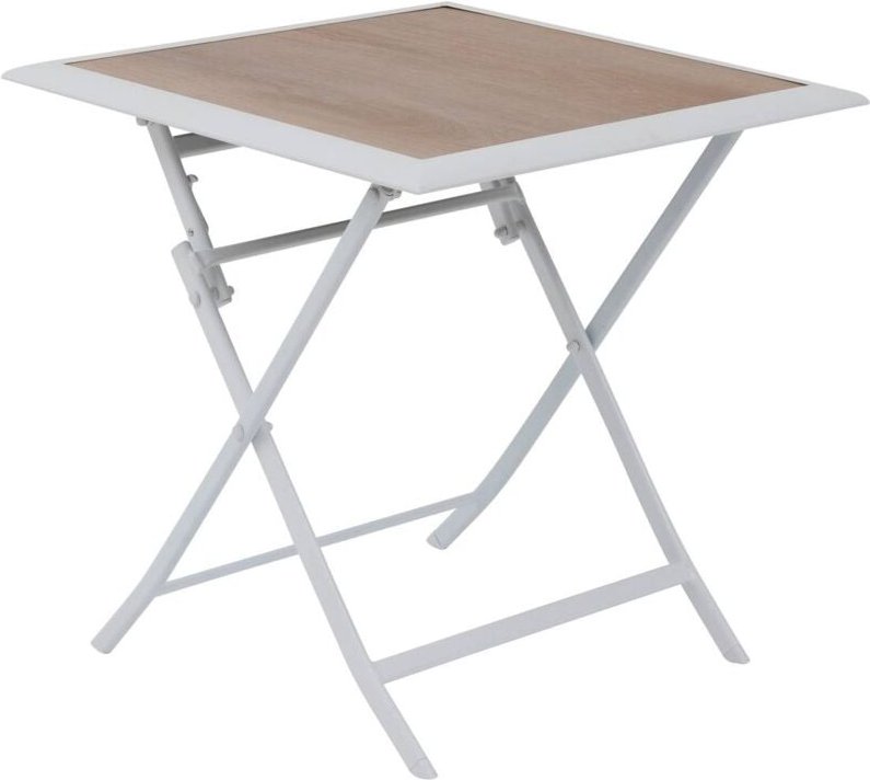 Hesperide - Quadratischer Klappbarer Gartentisch Azua Houblon & Weiß - 2 Plätze - Hespéride