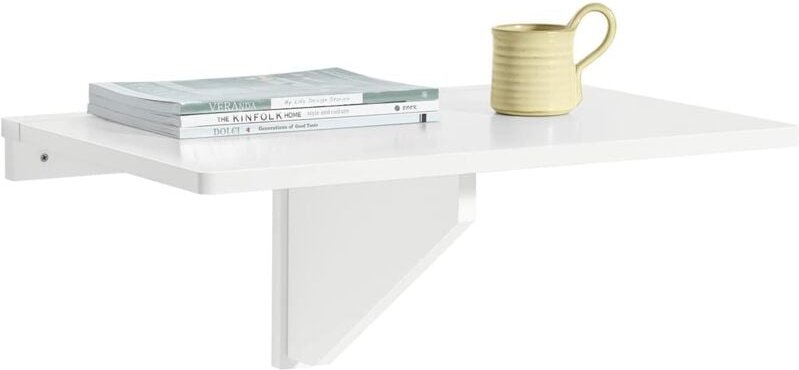FWT03-W Wandklapptisch Küchentisch Kindermöbel Laptoptisch Esstisch Schreibtisch weiß - Sobuy