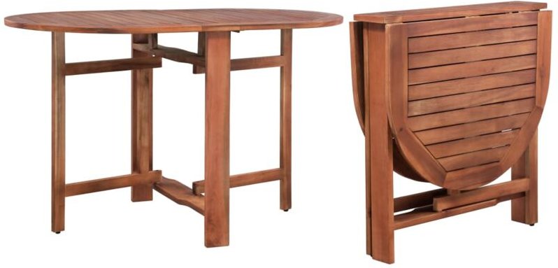 Gartentisch 120x70x74 cm Akazie Massivholz - Vidaxl