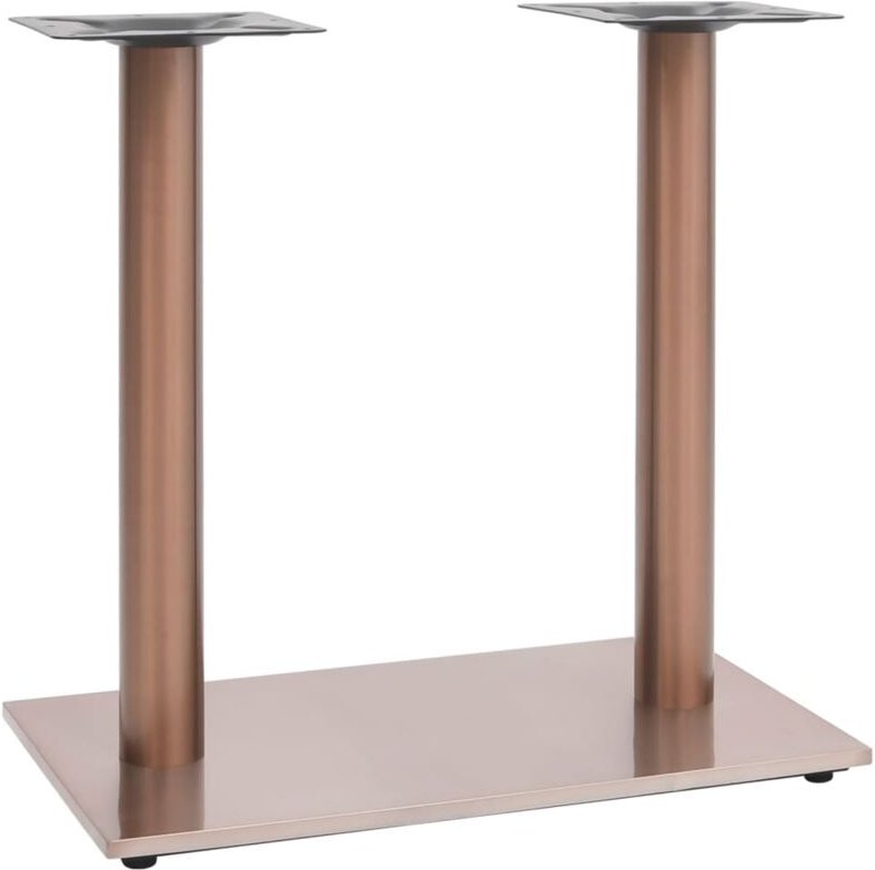 Thumbnail - Bistrotisch-Gestell Messing 70x40x72 cm Edelstahl - Vidaxl