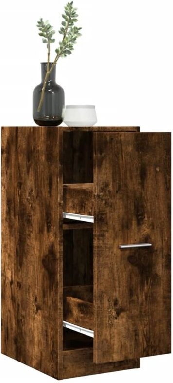 Apothekerschrank Räuchereiche 30x41x77,5 cm Holzwerkstoff Vidaxl