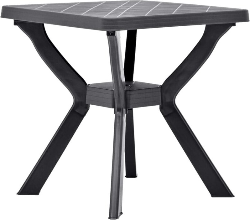 Bistrotisch Anthrazit 70x70x72 cm Kunststoff - Vidaxl