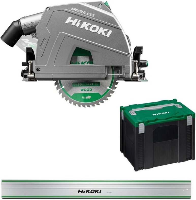 HiKoKi Akku-Tauchsäge Solo 36V C3606DPAW2Z + Führungsschiene 1600x180mm 4100072