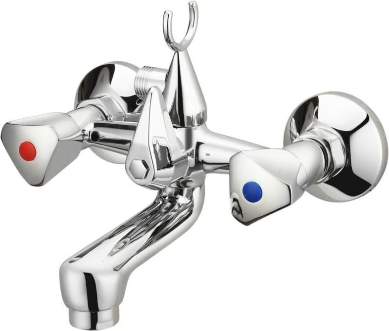 TrendLine Wannenfüllarmatur Saarbrücken verchromt 2-Griff Badewannenarmatur