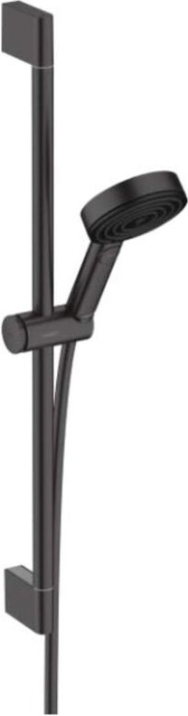 Hansgrohe - Pulsify Select - Brausegarnitur, 3 Strahlarten, Stange 67 cm und Schlauch, schwarz matt 24160670