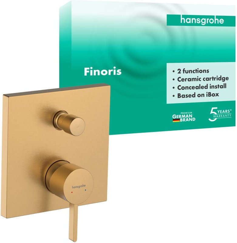 hansgrohe Finoris Einhebel-Wannenarmatur Unterputz, 76415140