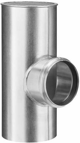 Grömo® Zink Flachdach-Abzweig ø75/100, 63241