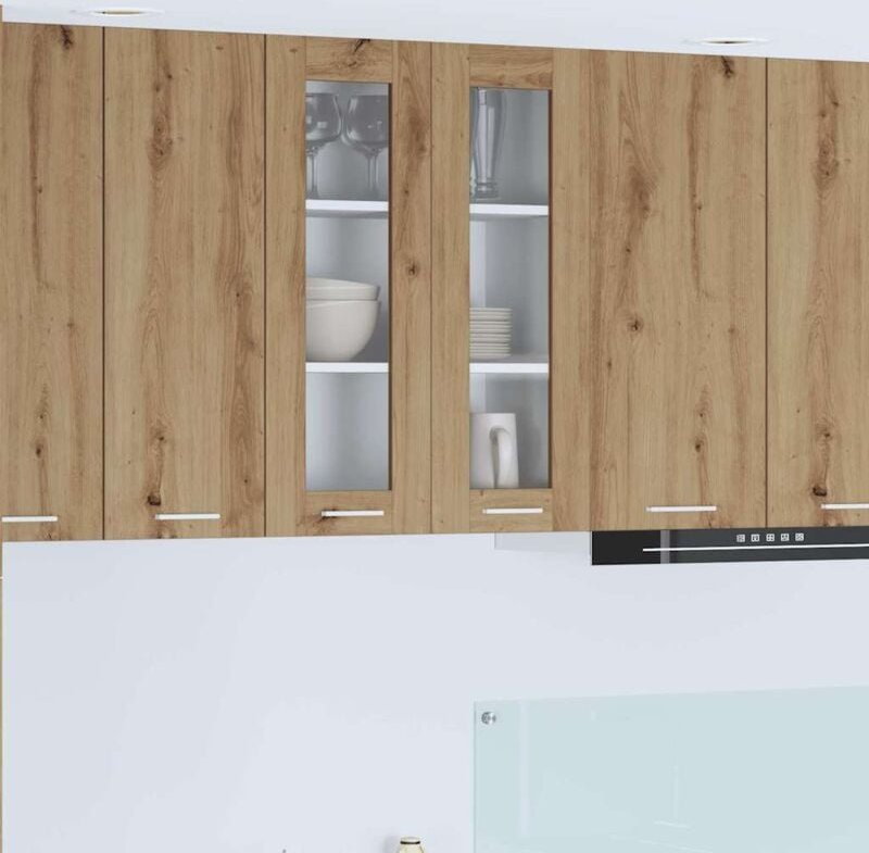 Hängeschrank Riga Artisan-Eiche 60 x 31 x 80 cm Holzwerkstoff vidaXL