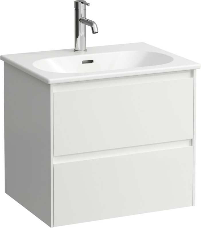 Lua Komplettset, Waschtisch inkl. Waschtischunterschrank, - Laufen